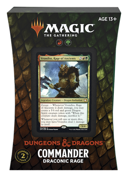 Commander: Adventures in the Forgotten Realms: "Draconic Rage" Deck | EN