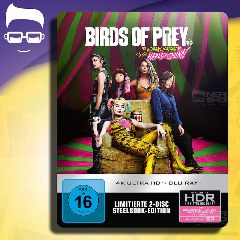 Birds of Prey (OVP) | limitiertes 4K UHD + Blu-ray Steelbook