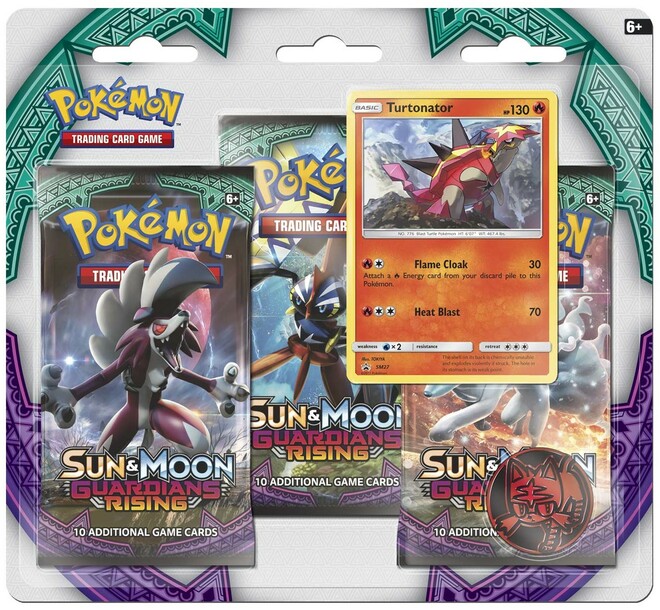 Sun and Moon 2: Guardians Rising 3-Pack Blister Turtonator | EN
