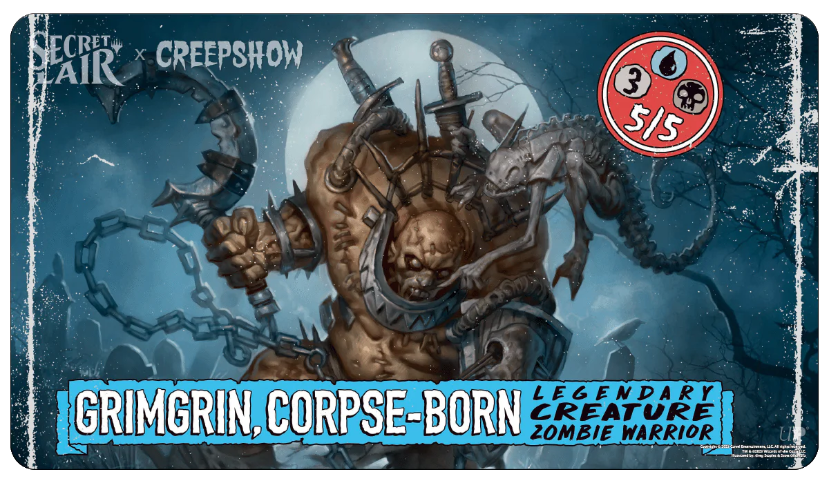 Secret Lair Drop Spookydrop 2023: "Grimgrin, Corpse-Born" Playmat