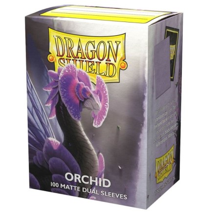 100 Dragon Shield Sleeves - Matte Dual Orchid