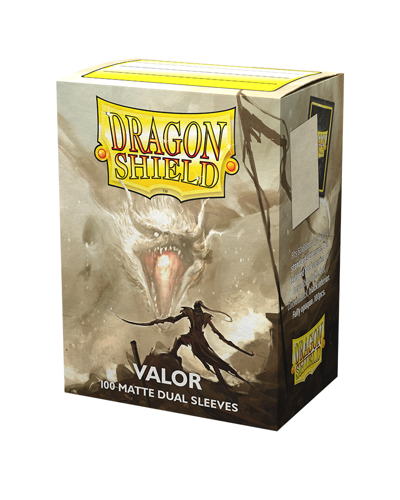 100 Dragon Shield Sleeves - Matte Dual Valor