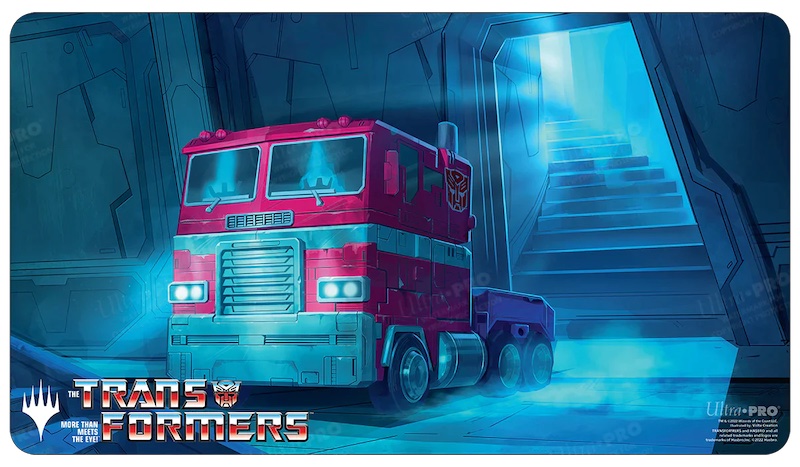 Secret Lair Drop Series: December Superdrop 2022: Transformers: "Darksteel Colossus Optimus Prime" Double Sided Playmat