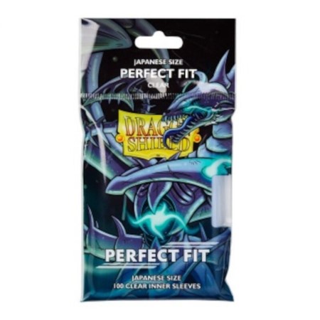 100 Small Dragon Shield Perfect Fit Sleeves - Clear