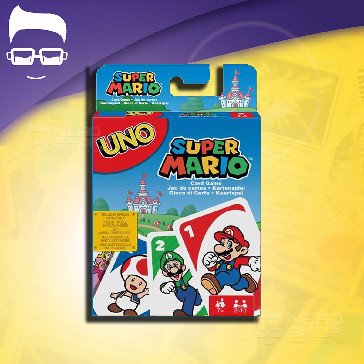 Mattel UNO Mario Kart Kartenspiel