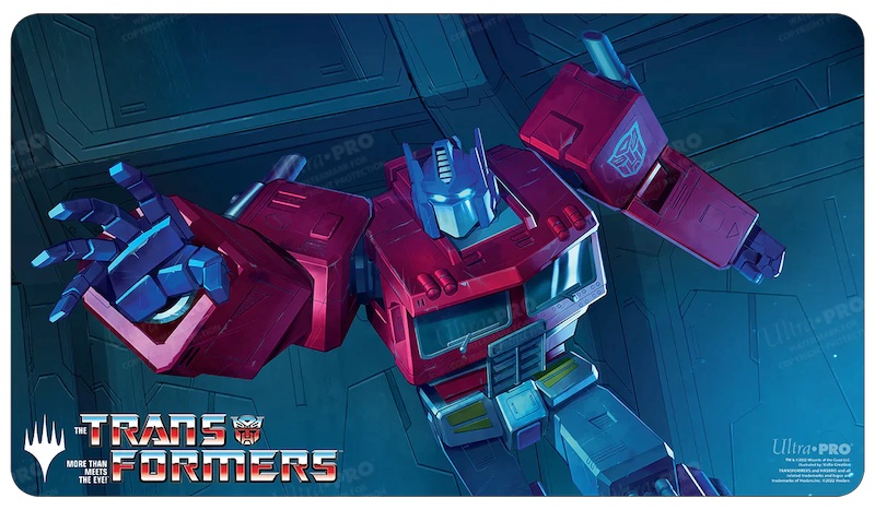 Secret Lair Drop Series: December Superdrop 2022: Transformers: "Darksteel Colossus Optimus Prime" Double Sided Playmat