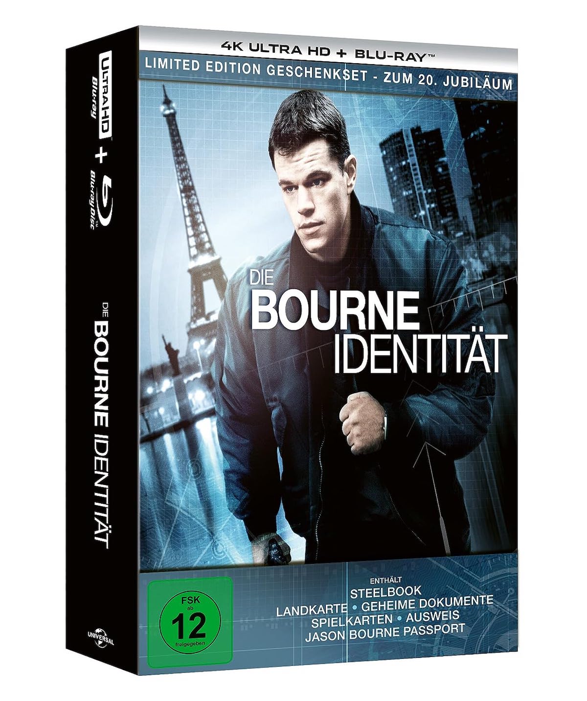 4K Blu-ray | Die Bourne Identität: Limited Edition Steelbook