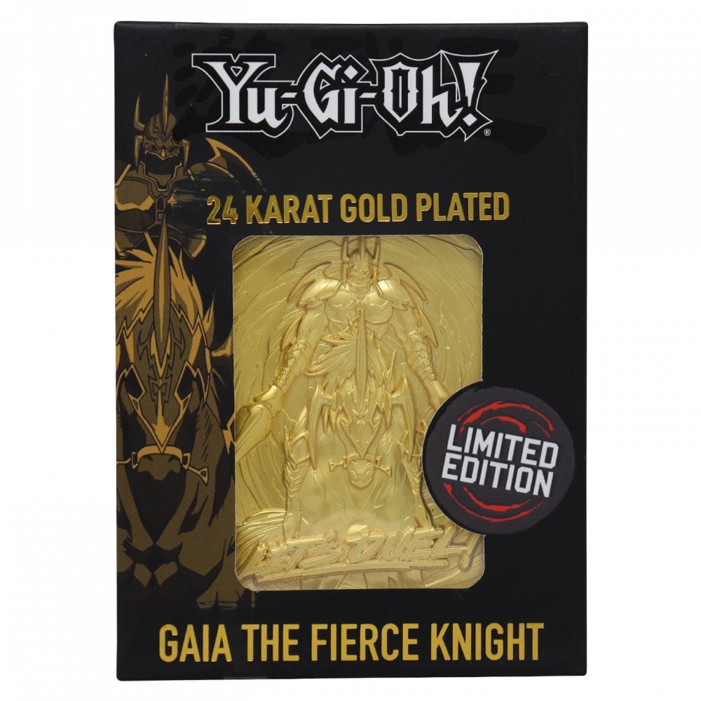 24 Karat Gold Plated Card: Gaia the Fierce Knight