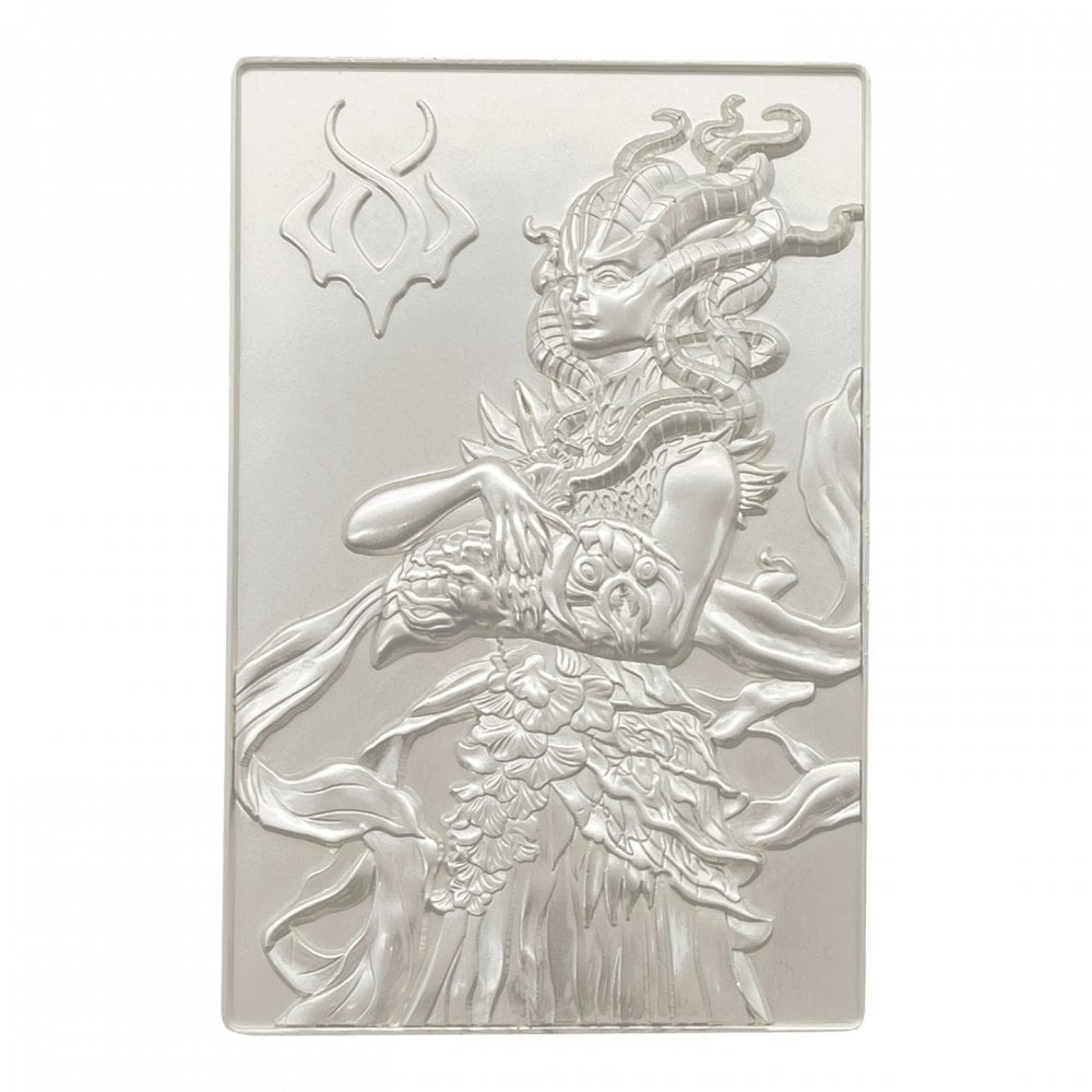 .999 Silver Plated Metal Card: Vraska